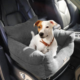 PaWz Pet Car Booster Seat Dog Protector Portable Travel Bed Removable Grey M PaWz