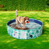 PaWz 100cm Portable Pet Swimming Pool Kids Dog Washing Bathtub Outdoor Foldable PaWz