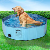 Portable Pet Swimming Pool Kids Dog Cat Washing Bathtub Outdoor Bathing M PaWz