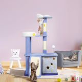 PaWz Cat Tree Kitten Furniture Condo Post Scratching Multi-Level Tower 110cm Petsleisure