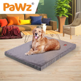 PaWz Pet Bed Foldable Dog Puppy Beds Cushion Pad Pads Soft Plush Black XL PaWz