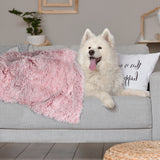 PaWz Dog Blanket Pet Cat Mat Puppy Warm Soft Plush Washable Reusable Large Pink PaWz