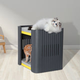 PaWz Cat House Pet Kitten Memory Foam Mat Calming Bed Kennel Soft Cabinet Indoor Petsleisure