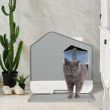 PaWz Fully Enclosed Cat Litter Box Mat Kitty Toilet Trapping Odour Control Basin Petsleisure