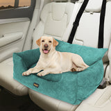 PaWz Pet Car Booster Seat Dog Protector Portable Travel Bed Removable Green L PaWz
