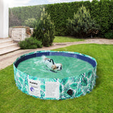 PaWz 80cm Pet Dog Swimming Pool Cat Portable BathTub Kid Shower Washing Folding PaWz