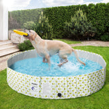 PaWz 120cm Pet Dog Swimming Pool Cat Portable BathTub Kid Shower Washing Folding PaWz