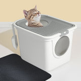 PaWz Cat Litter Box Furniture Fully Enclosed Cabinet Toilet Basin Bonus Shovel PaWz