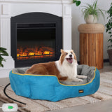 PaWz Electric Pet Heater Bed Heated Mat Cat Dog Heat Blanket Removable Cover XL Petsleisure