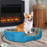 PaWz Electric Pet Heater Bed Heated Mat Cat Dog Heat Blanket Removable Cover S Petsleisure
