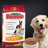 Bonnie Adult Complete Dog Dry Food All Breed Real Chicken 20kg Bonnie