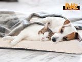 PaWz Heated Pet Bed Heating Pad Dog Beds Bedding Soft Mattress Cushion Pillow M PaWz