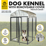 Pet Basic 1.83 x 1.22 x 1.22m Dog Kennel Enclosure Waterproof Lockable Gate Petsleisure
